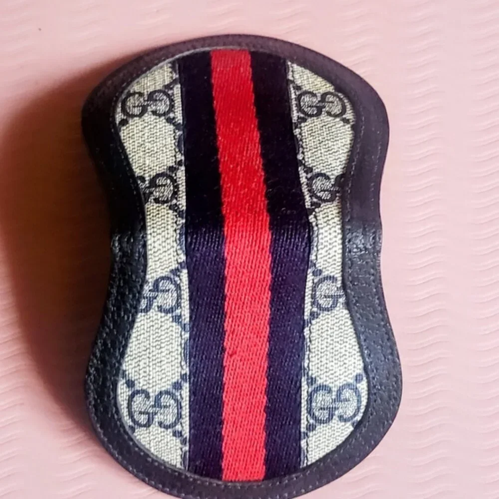 Vintage GUCCI GG Ophidia Sherry Line Coin Case – Navy Blue / Red GG Canvas w COA - Picture 3 of 13